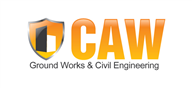 Logoinn created this logo for CAW Ground Works & Civil Engineering - who are in the Civil Engineering Logo  Sectors