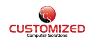 Logoinn created this logo for Customized Computer Solutions Inc - who are in the Computer Logo Design  Sectors
