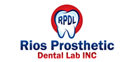 Logoinn created this logo for Rios Prosthetic Dental Lab INC - who are in the Dentist Logo Design  Sectors