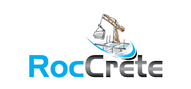 Logoinn created this logo for RocCrete - who are in the Civil Engineering Logo  Sectors